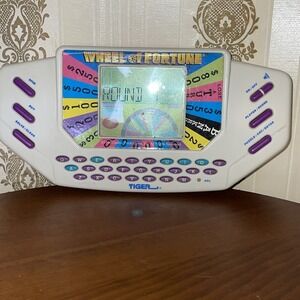 Vintage‎ 1996 Wheel of Fortune Tiger Electronic Handheld Game #8 Cartridge Works